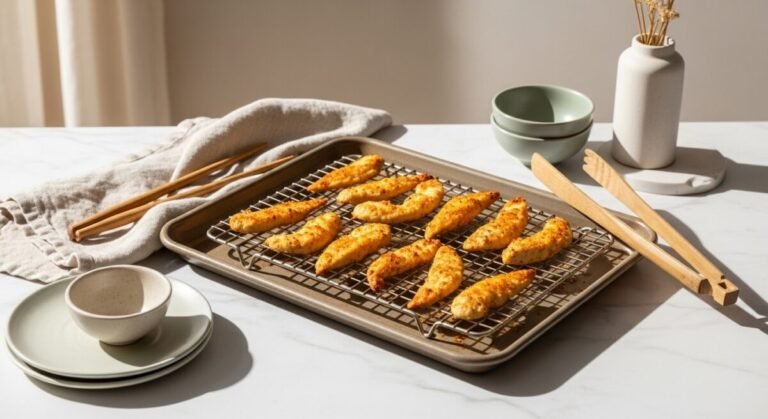 How To Bake Chicken Strips So They Stay Crispy At Dinner Time
