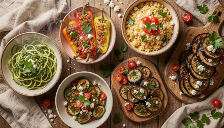 14 Satisfying Low Carb Vegetarian Dinner Recipes